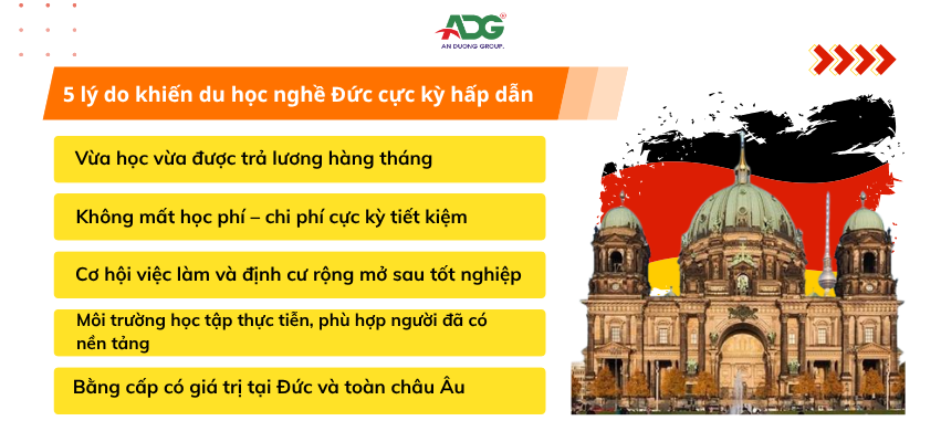  lý do khiến du học nghề Đức cực kỳ hấp dẫn